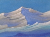 Гималаи [Древние ветры]. 1944 Himalayas [The Ancient Winds] Картон, темпера. 30,6 х 45,8