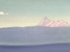 Гималаи [Предрассветный туман]. 1944 Himalayas [The Predawn Mist] Картон, темпера. 30,9 х 45,6